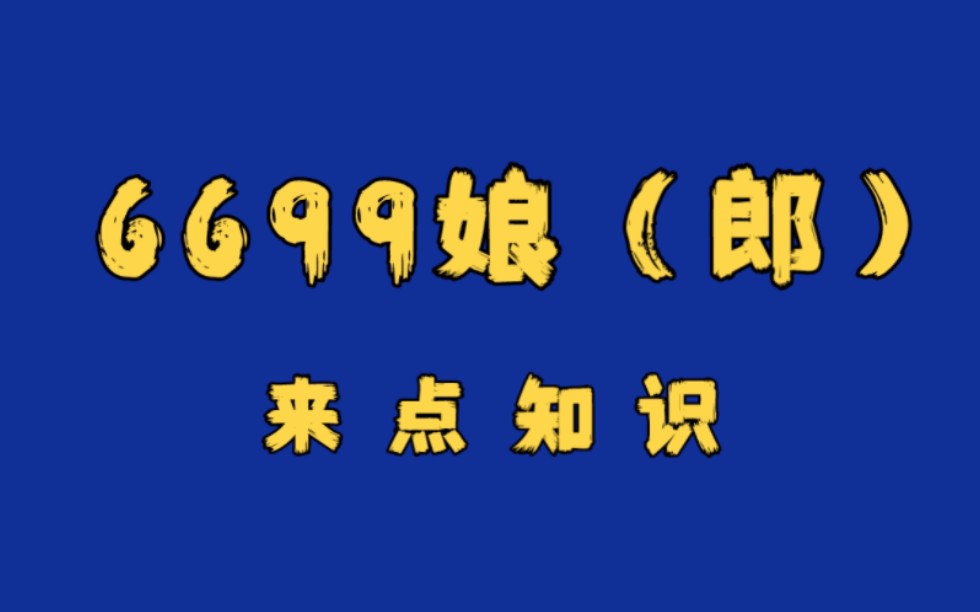 关于B站另外两个站郎6699娘(郎)的信息哔哩哔哩bilibili