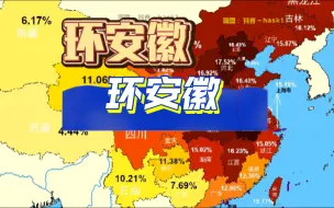 Download Video: 【环安徽】分子人类学父系祖源全国各省O-IMS-JST002611(O2a1b)谱系占比频率天梯排位热度图