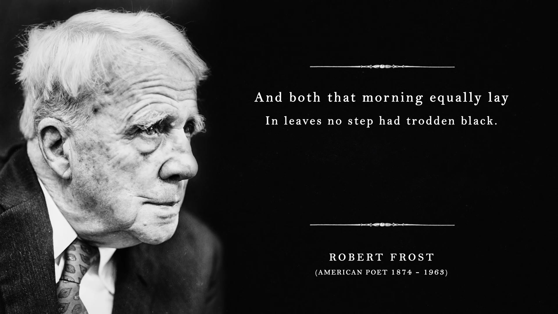 the road not taken - robert frost