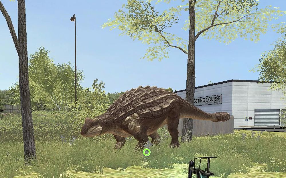 你认识正在吃草的是美甲龙吗?