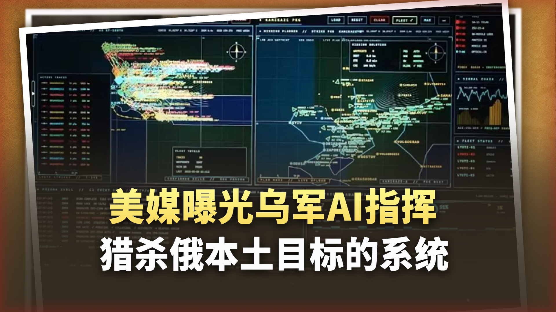 美曝乌军“棱镜系统”：AI指挥无人机猎杀俄本土，真人负责确认