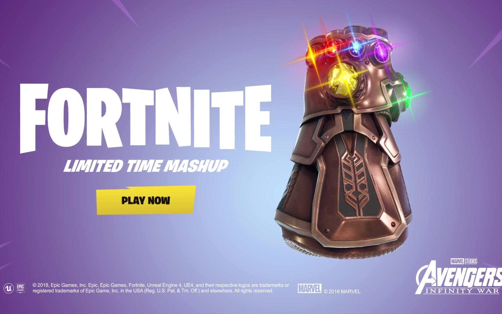 fortnite | infinity gauntlet limited time mashup | ps4