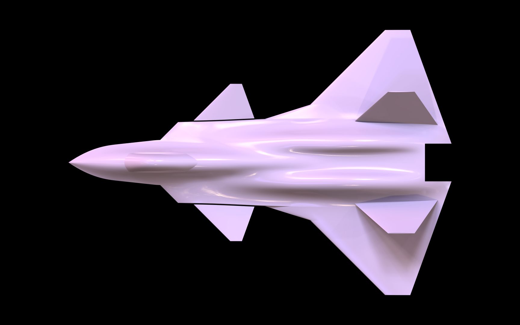 三维建模系列-航空航天-飞机-第五代战斗机(单发型)01