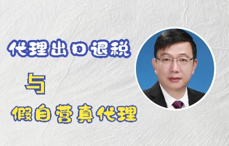 代理出口退税与假自营真代理哔哩哔哩bilibili