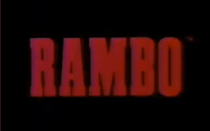 [图]Rambo兰博（第一滴血）玩具电视广告 1985