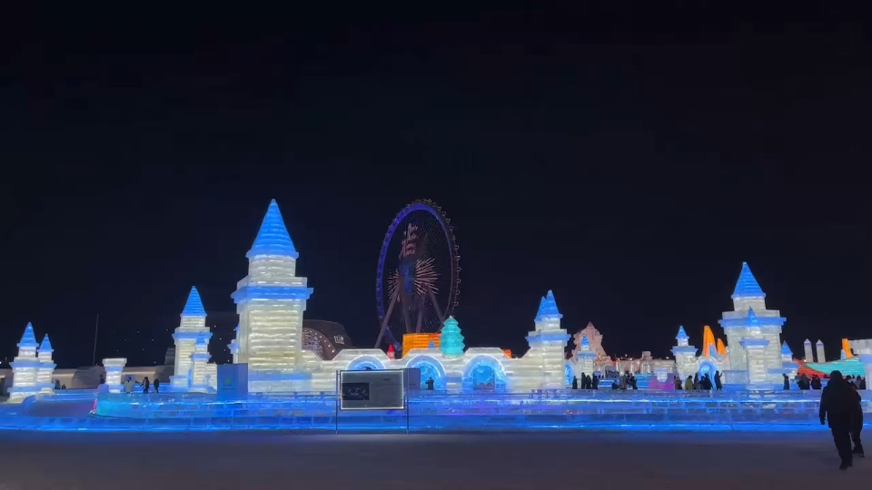 哈尔滨冰雪大世界 好看的冰雕