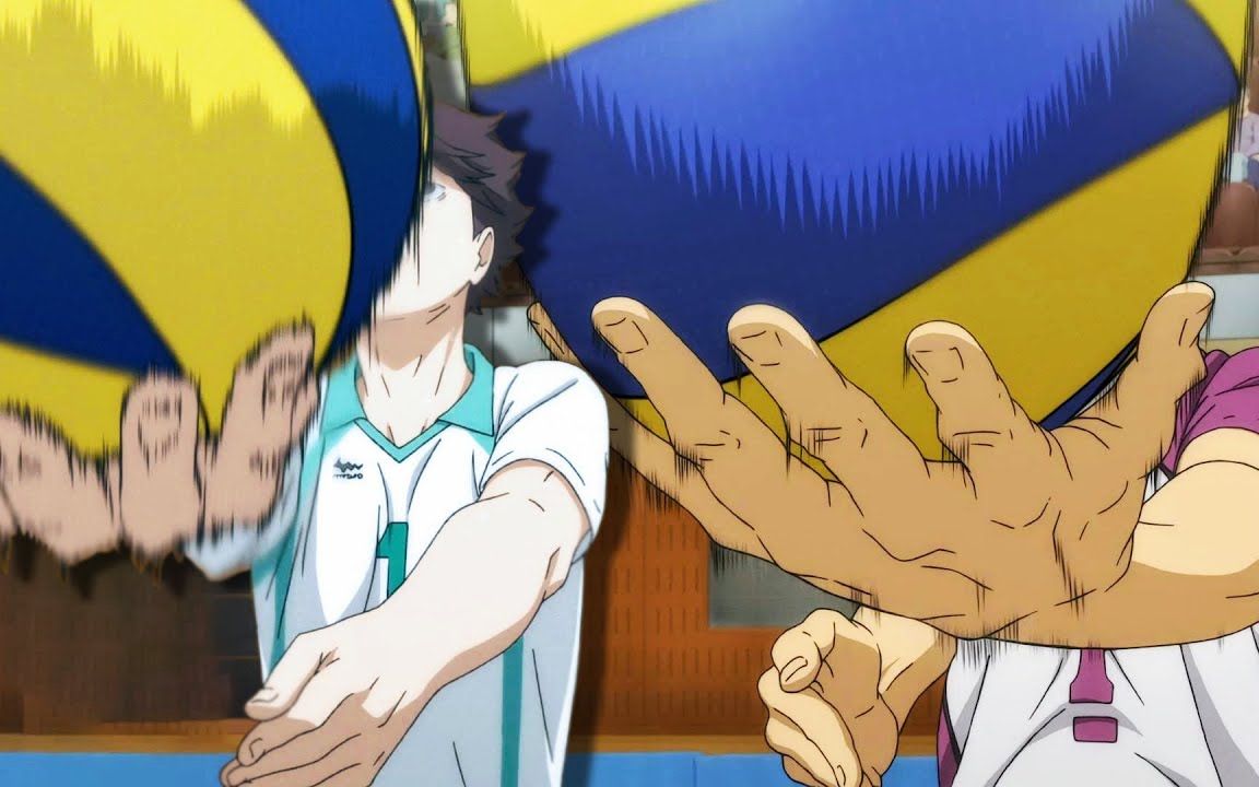 【排球少年】及川彻牛岛若利跳发球cut合集_哔哩哔哩_bilibili