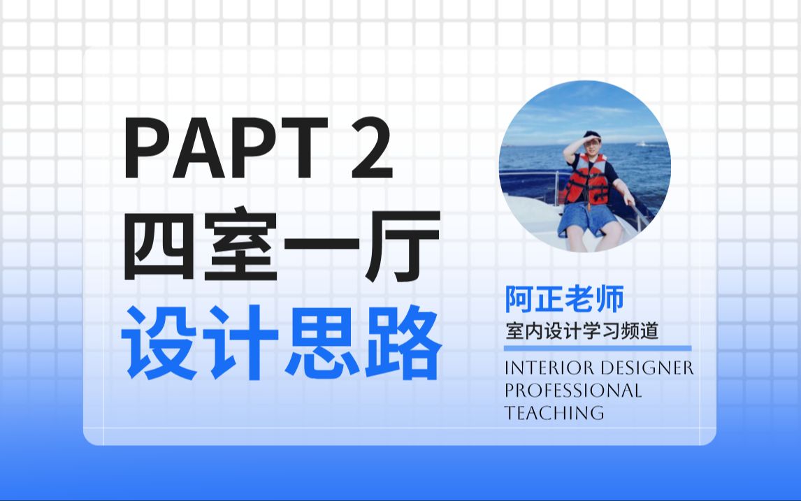 室内设计丨四室一厅万能设计思路公式,学会方案秒过!(PAPT2)哔哩哔哩bilibili