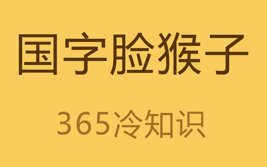 撞脸牛爷爷&老实人小黑!国字脸猴子啥物种?戳进来看!