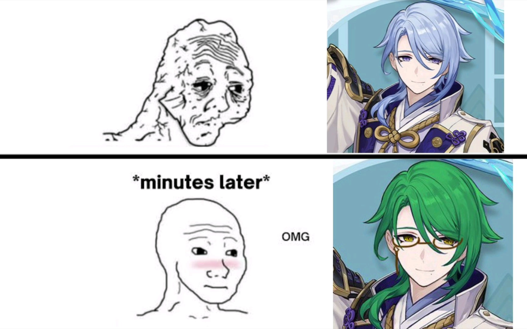 外网近期原神沙雕图