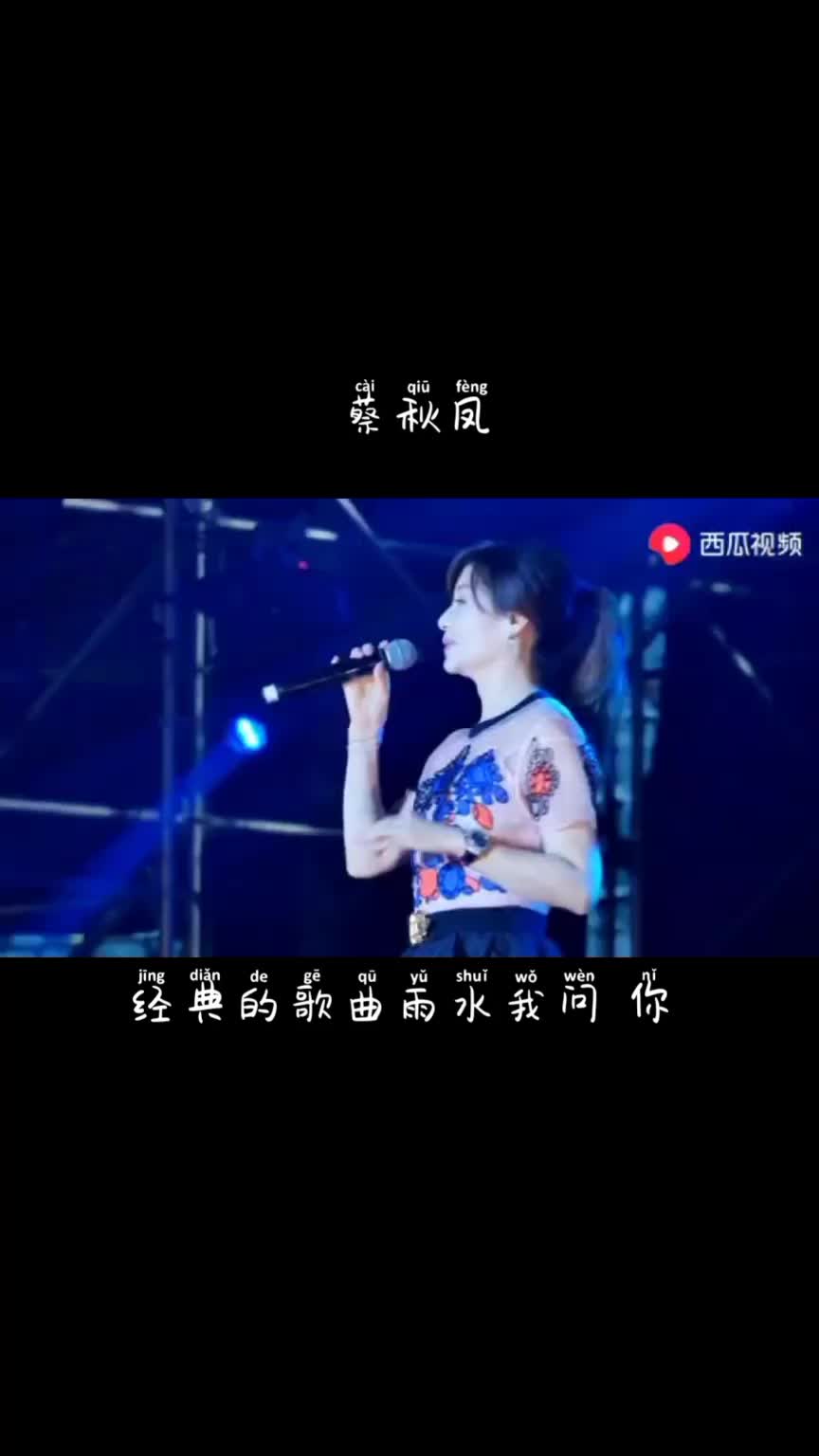 蔡秋凤 经典闽南语歌曲(雨水我问你 )