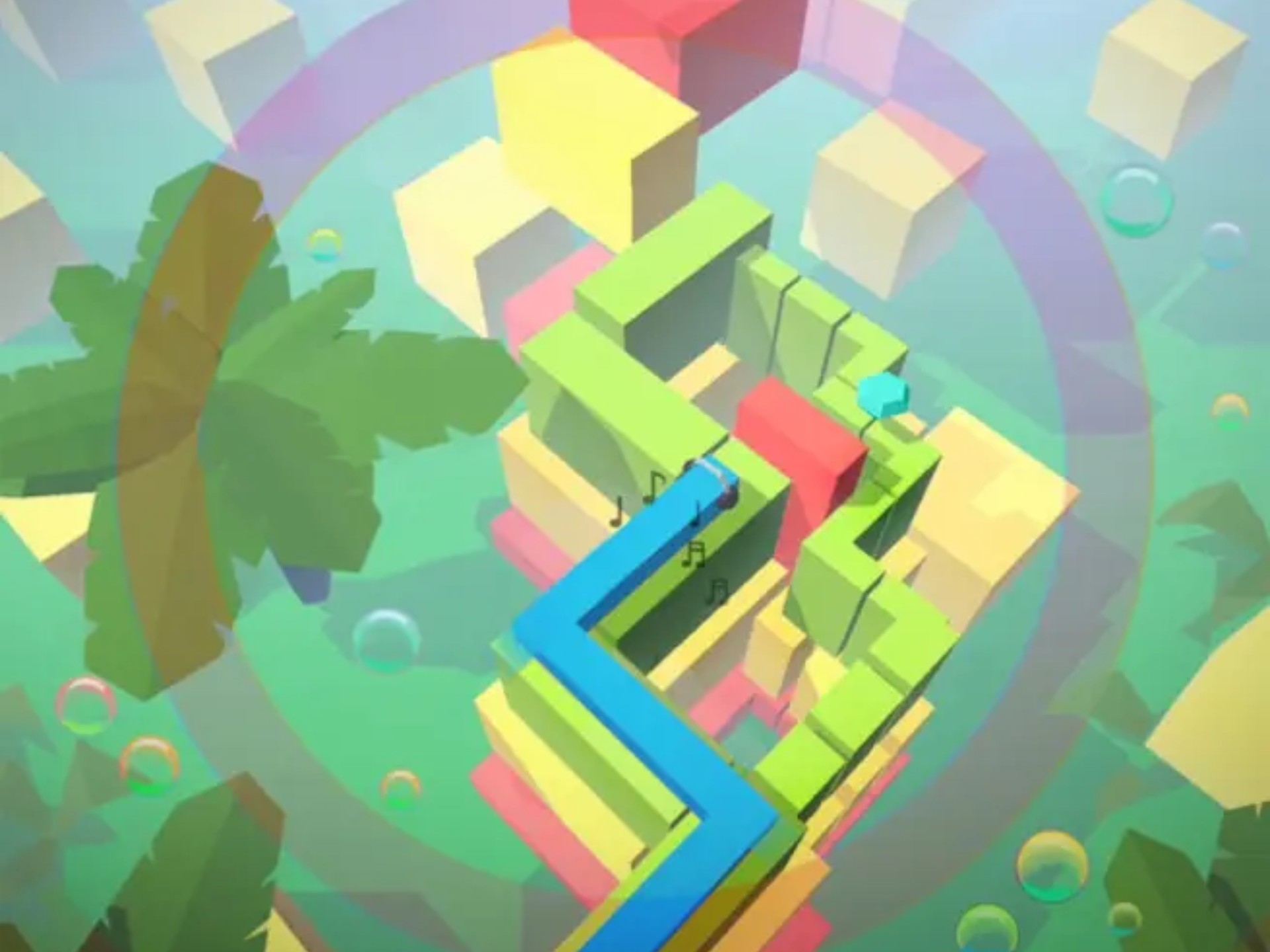 跳舞的线remix关卡雷鬼田野完美通关