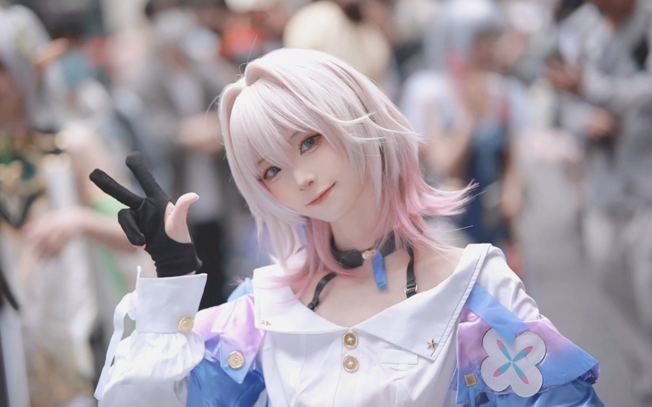 "你愿意做我的模特吗?"cp29 星穹铁道 三月七cos