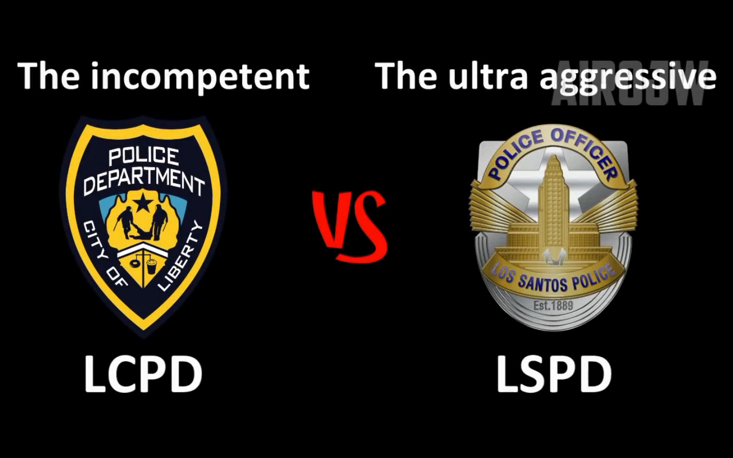 gta4纽约警察和gta5洛杉矶警察的对比【转载】