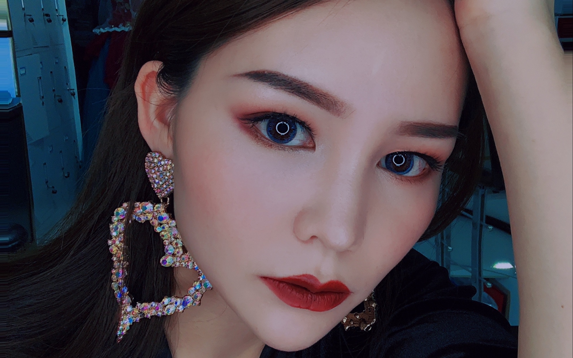 霸道女总裁黑莲花妆容,气场全开,秒变大boss,女王范十足!