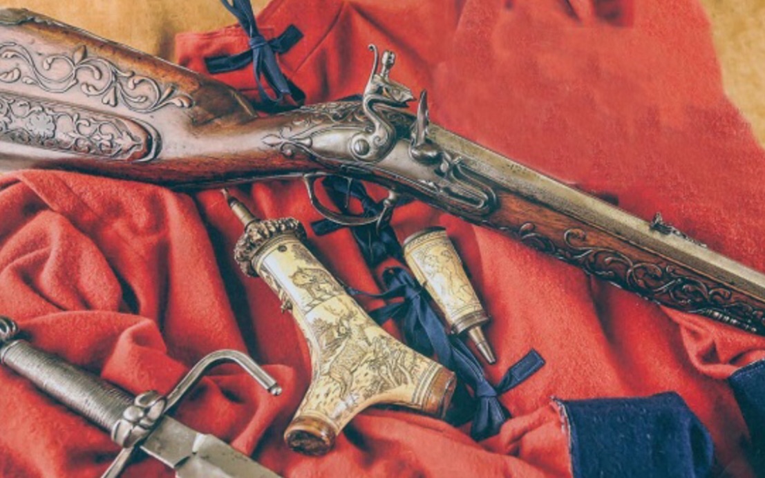 gewher18世纪德意志地区猎用短步枪j01ger燧发枪