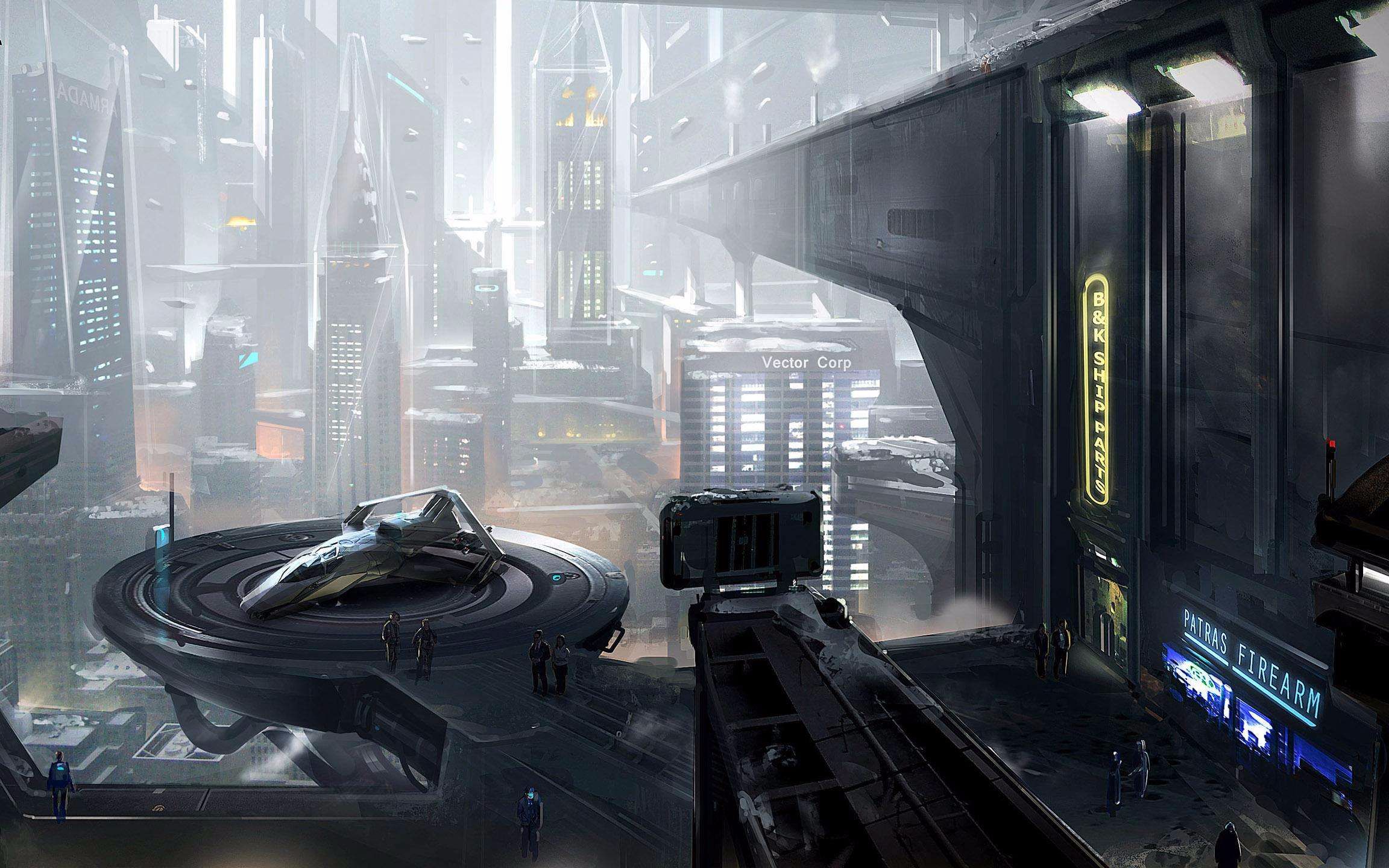 emmmmm 看着画面发呆也很享受的游戏 星际公民 star citizen_哔哩哔哩