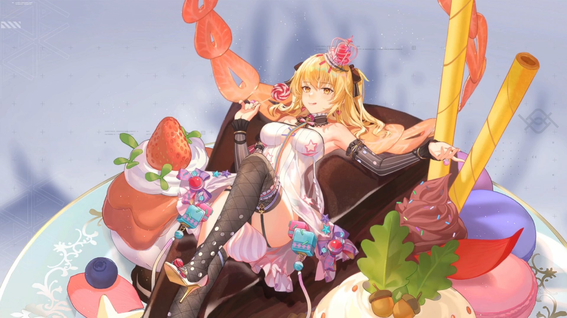 steam,wallpaperengine,尘白禁区,芬妮·甜蜜统治动态壁纸.