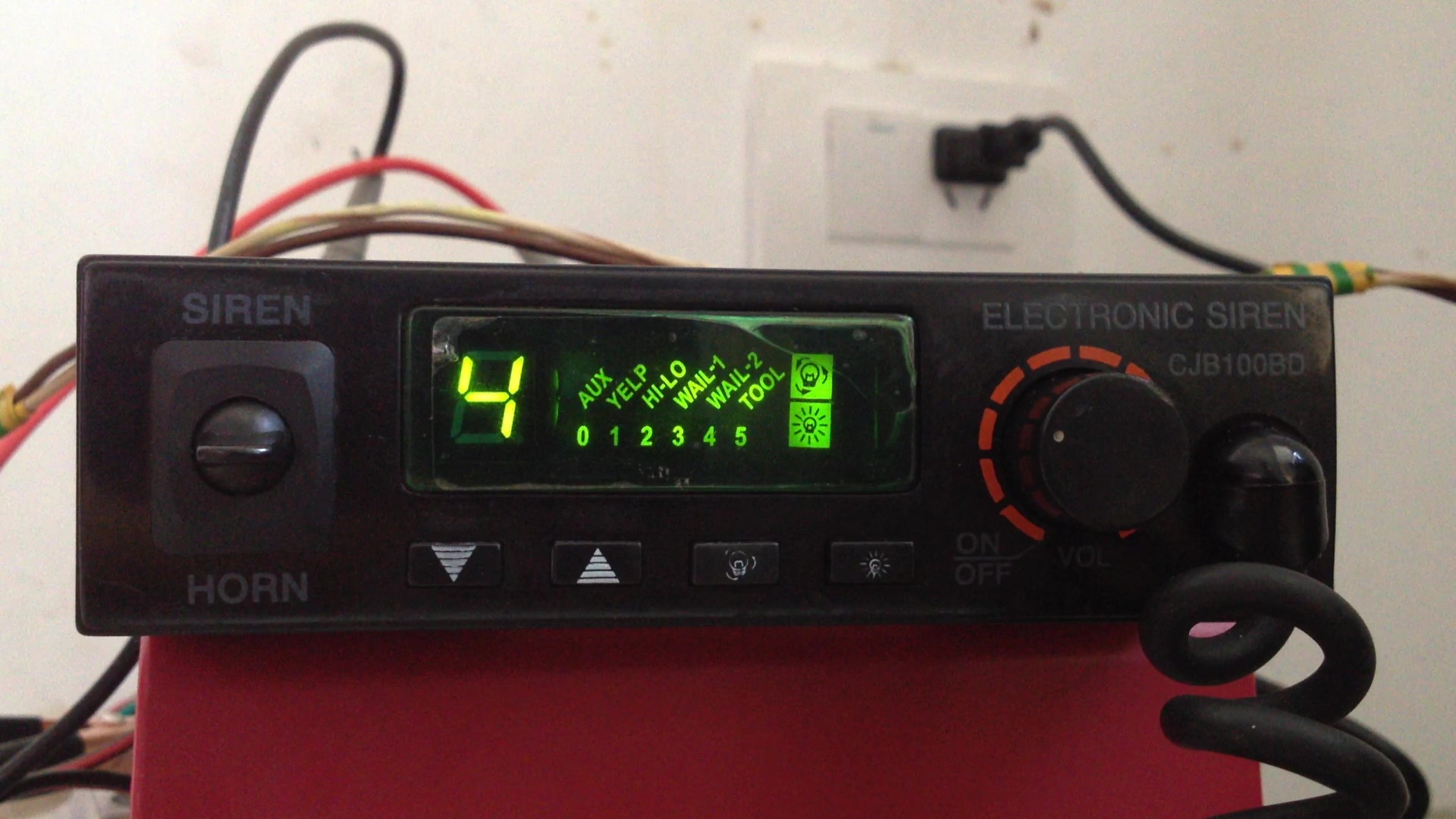 国产经典警报器cjb-100bd(星际牌)警音超正!超震撼的视听效果!