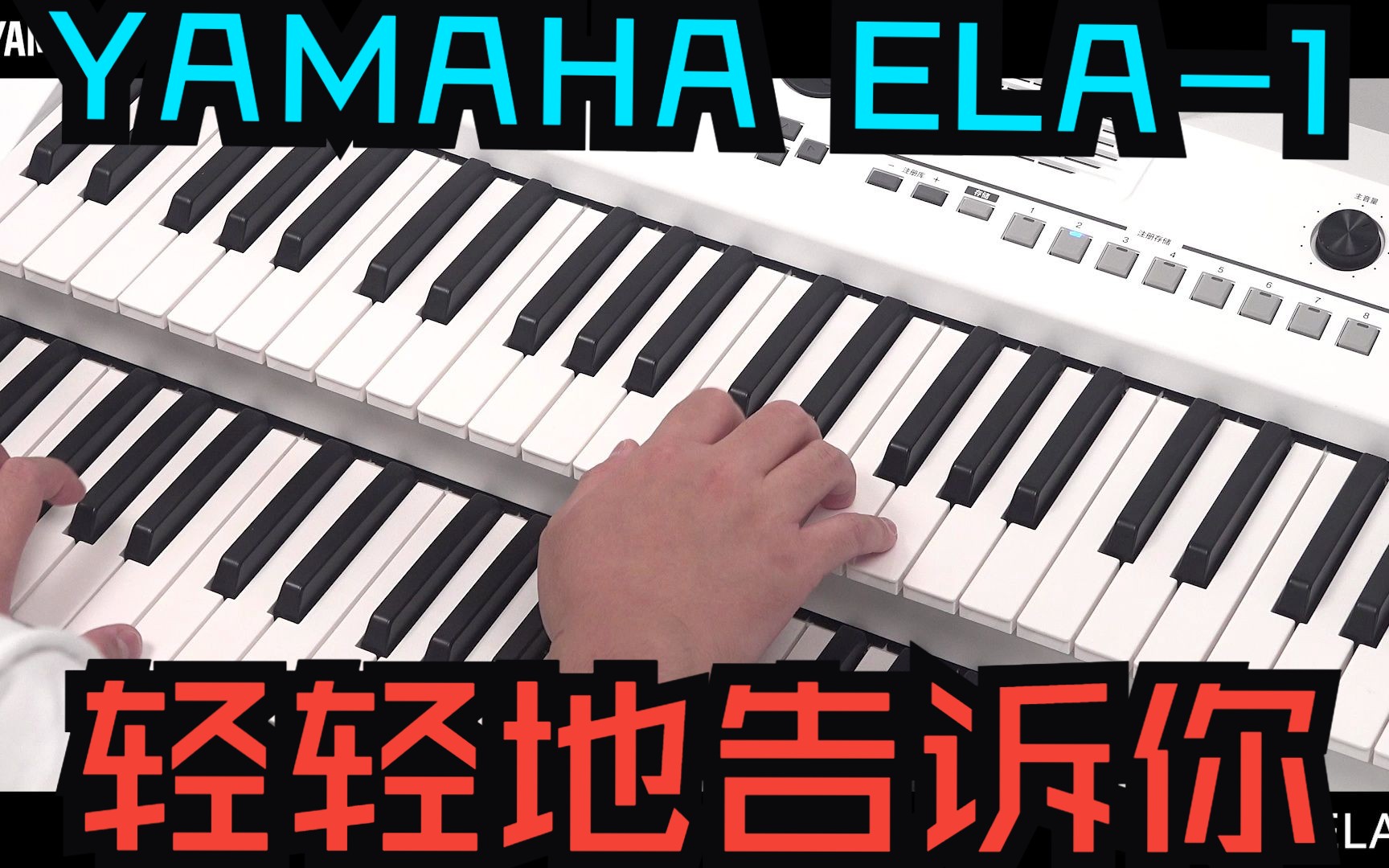 [图]杨钰莹《轻轻地告诉你》- YAMAHA ELA-1演奏