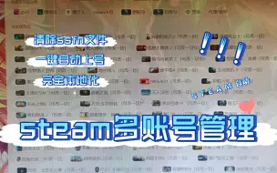 Download Video: steam多账号管理使用教程