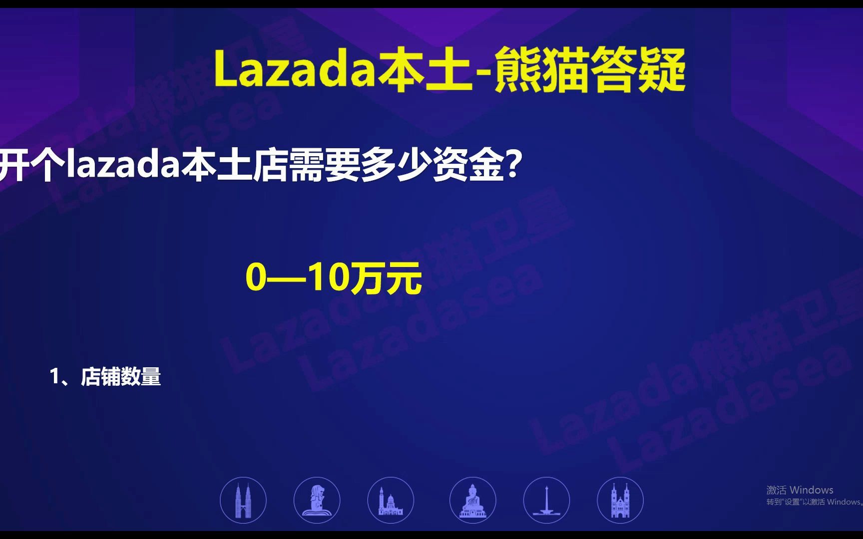 开个lazada本土店需要多少资金?哔哩哔哩bilibili