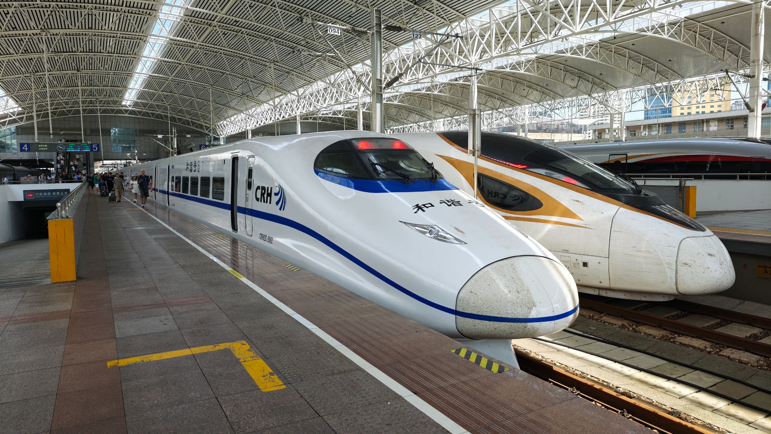 上海→上海南 crh2c型动车组全程倍速左侧展望