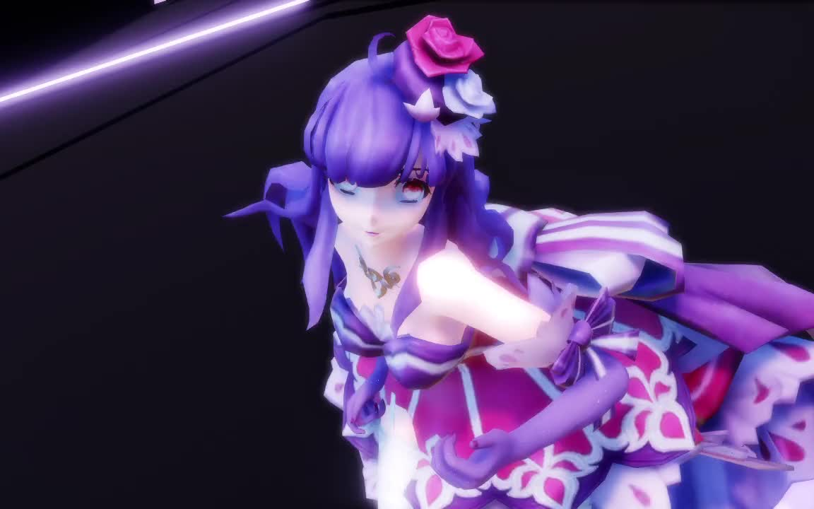 【mmd】王昭君大乔的染上你的颜色
