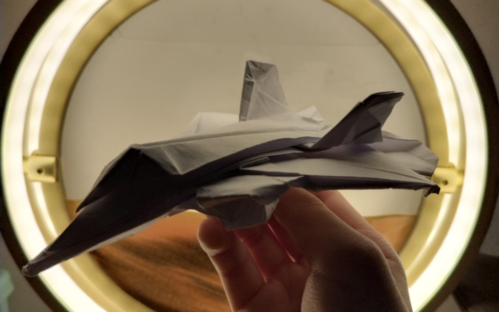 青木良折纸f117战斗机图片