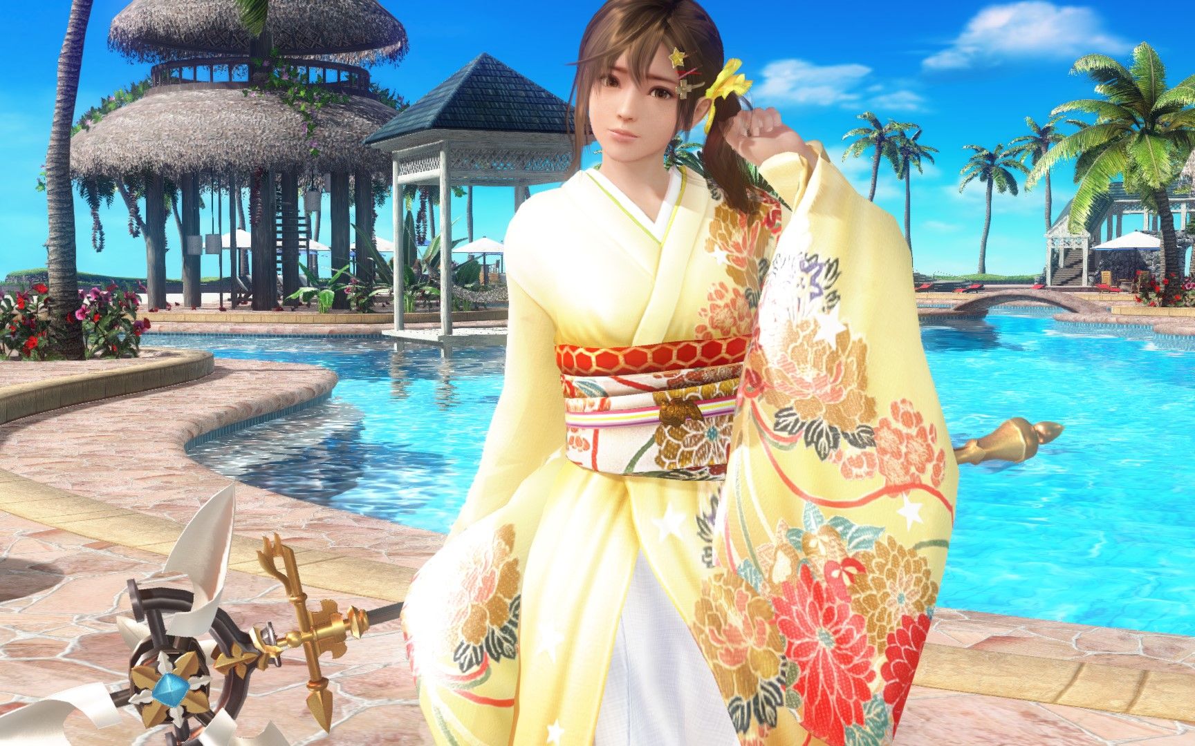 doaxvv 海咲 新年和服2