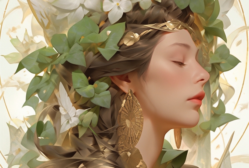 ai绘画,希腊女神盖亚