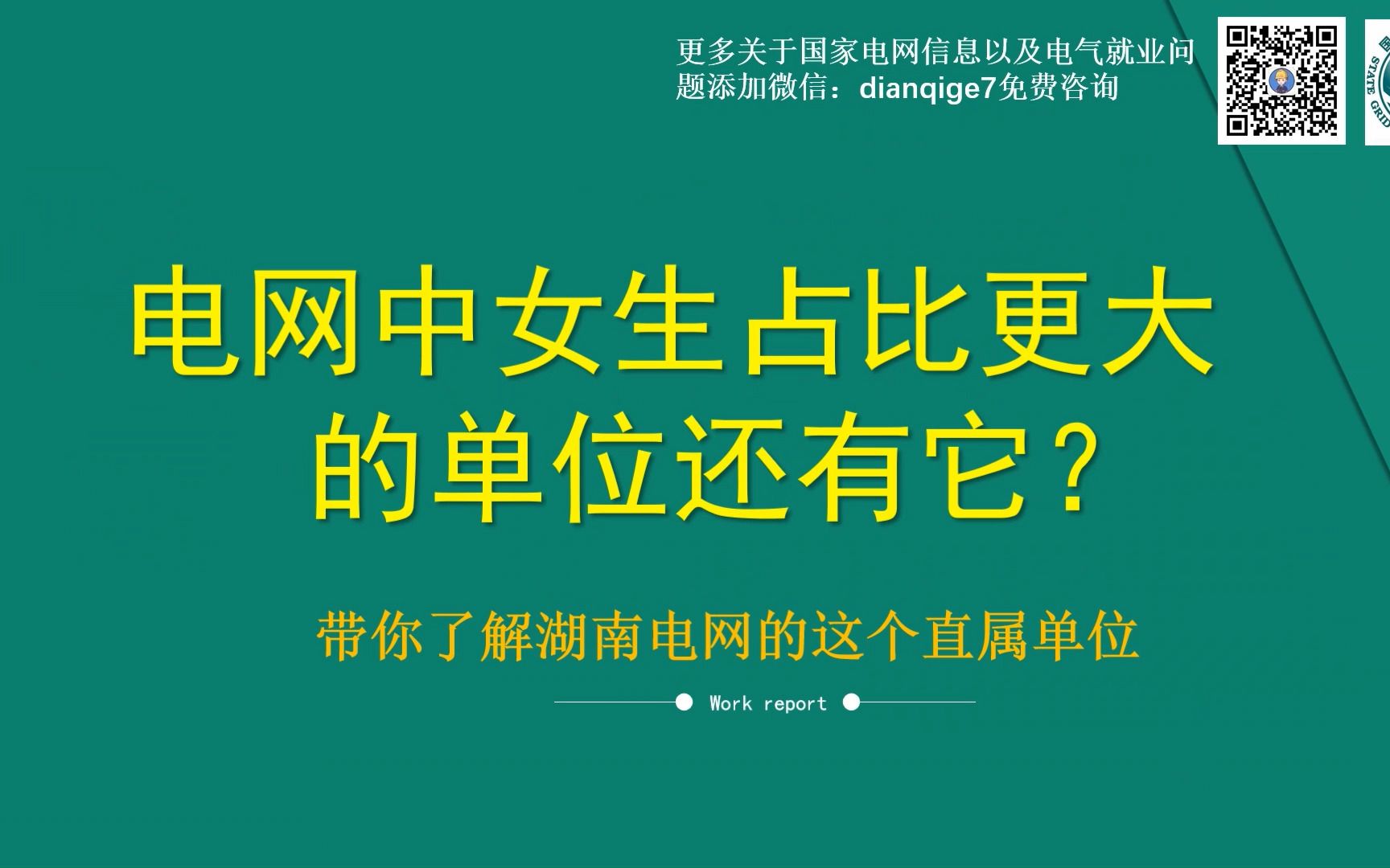 【国网单位猜猜猜】女生占比较大的湖南电网直属单位,你知道是哪个吗?||国家电网||湖南电网||电气就业指导||南方电网哔哩哔哩bilibili