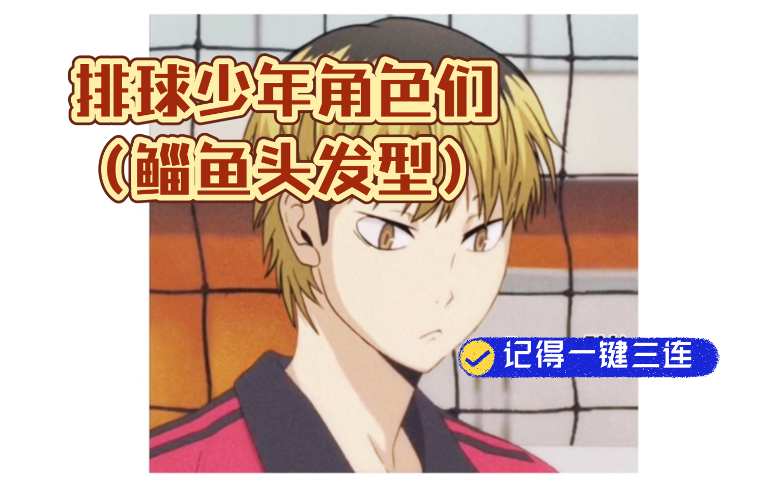 排球少年角色们(鲻鱼头发型)|高考加油啊!祝你们"粽"横考场,金榜题名!