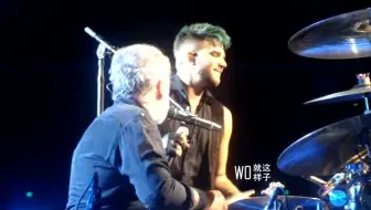 【Queen+Adam Lambert上海演唱会】花爷爷Roger Taylor和小老虎鼓战+under pressur