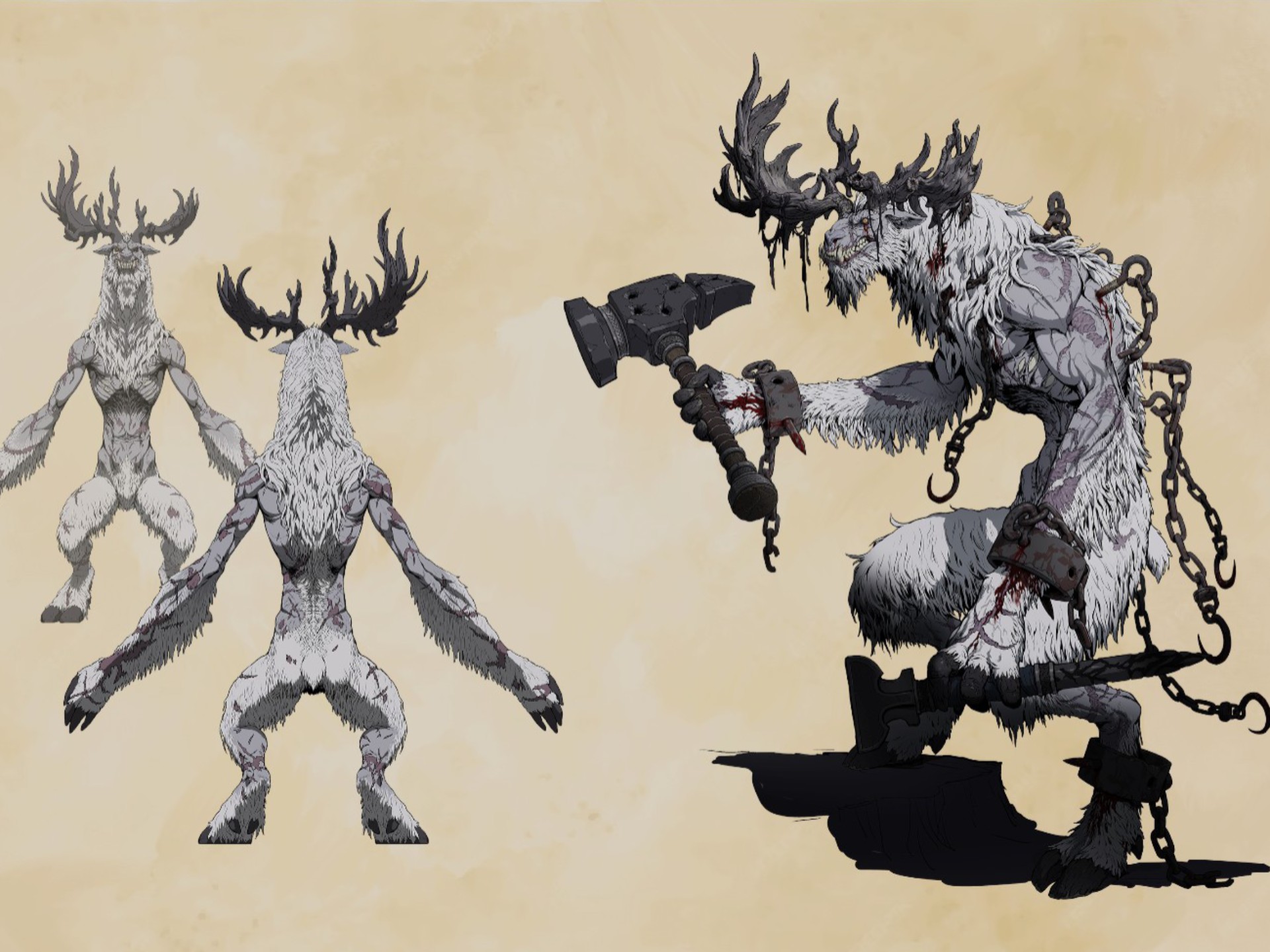 无伤硬刚才是大剑!13秒鹿头沃尔巴伊诺三周目