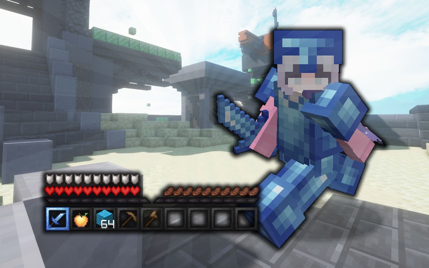 bedwarshypixel起床战争助眠视频好看的材质包和键盘鼠标声