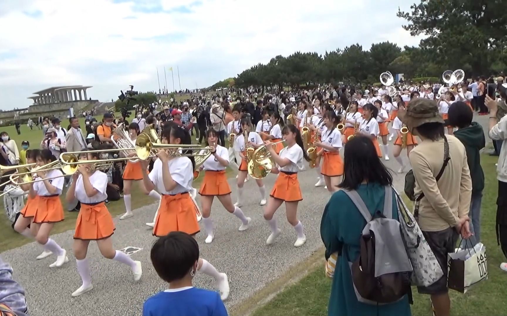 【京都橘】高等学校吹奏楽部 05/05/2023福冈 海中道海滨公园 行奏