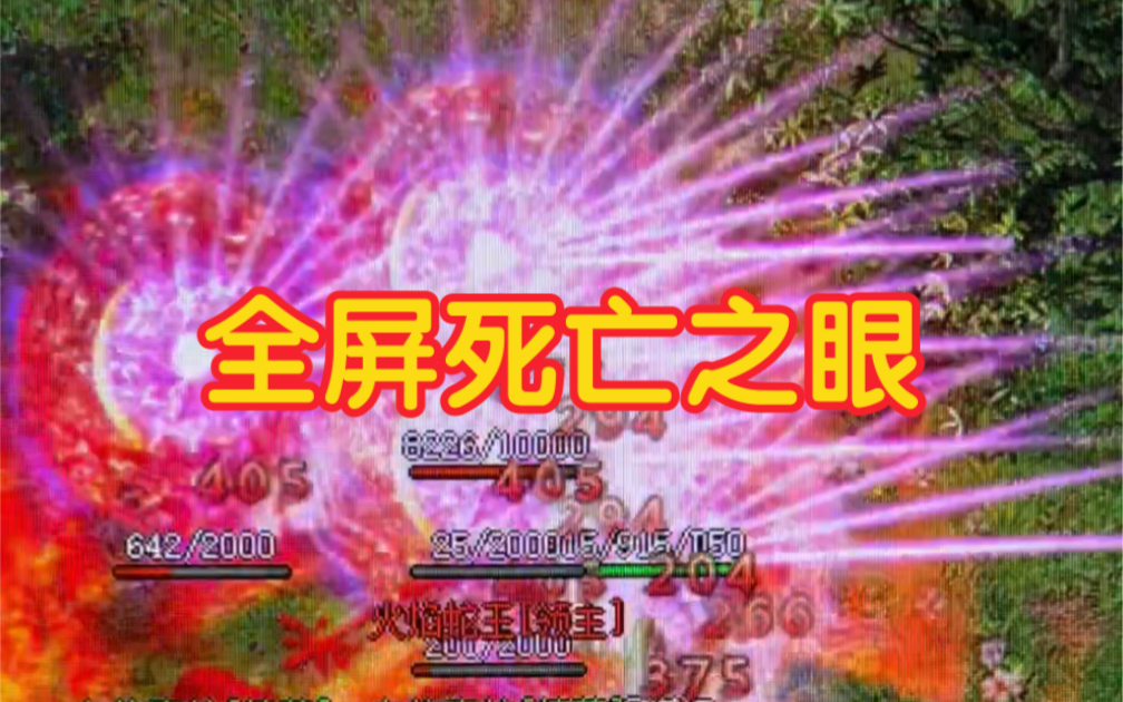 热血传奇:道士全屏死亡之眼,召祖玛教主!