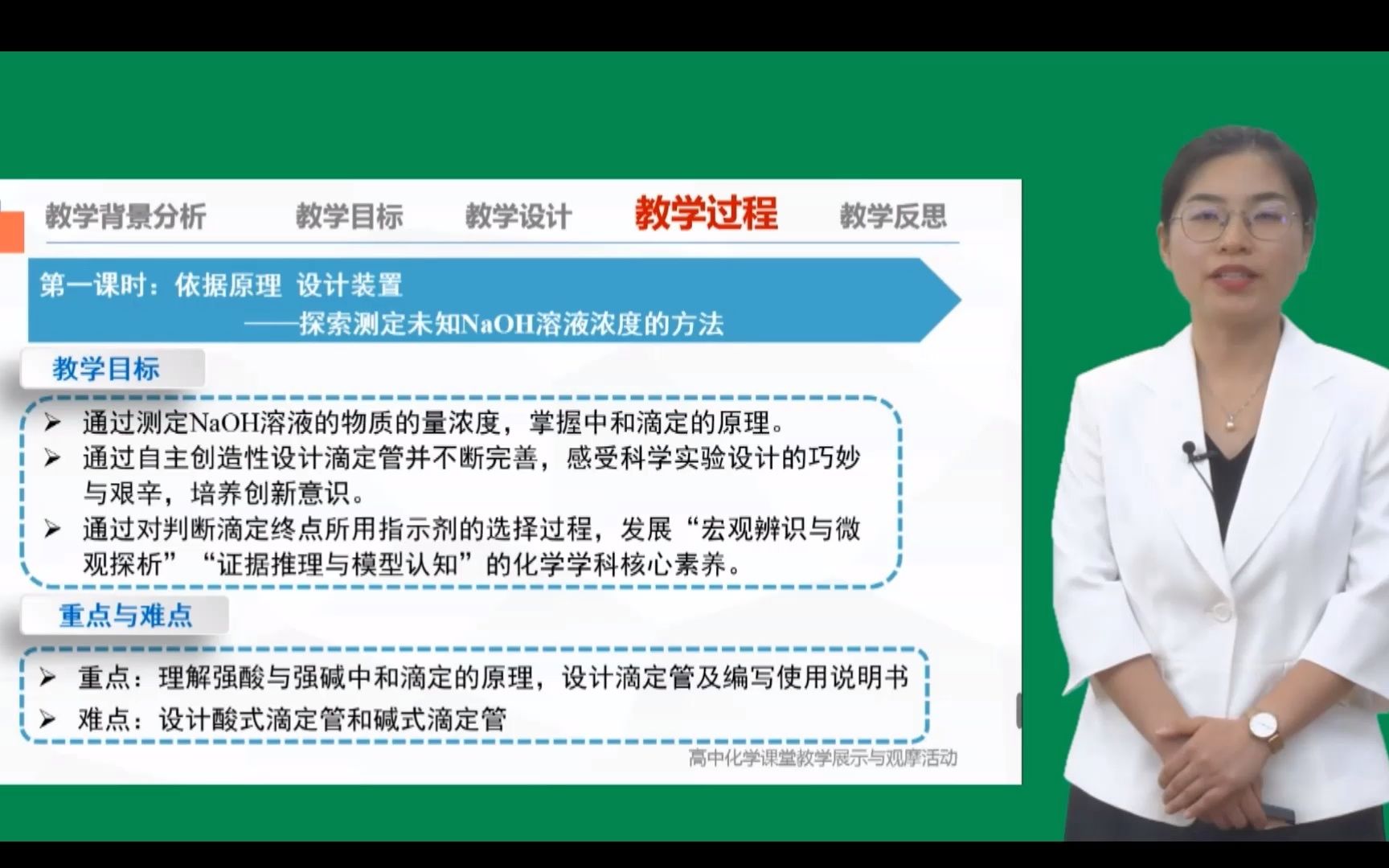 [图]2 2022年全国高中化学说播课：探索高中化学学生必做实验的实践路径——以“强酸与强碱的中和滴定”实验为例