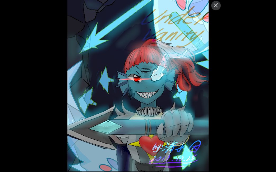 自家auundervanity鱼姐 ——————用medibang paint画的