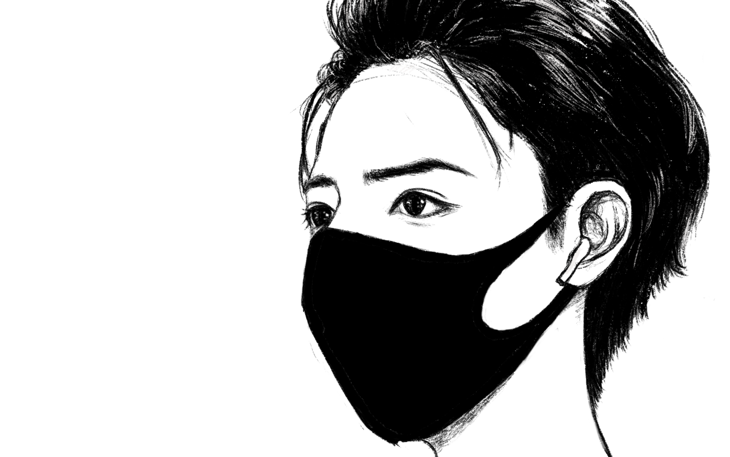 【ipad绘画】procreate 画个肖战呀!侧脸人物练习_哔哩哔哩_bilibili