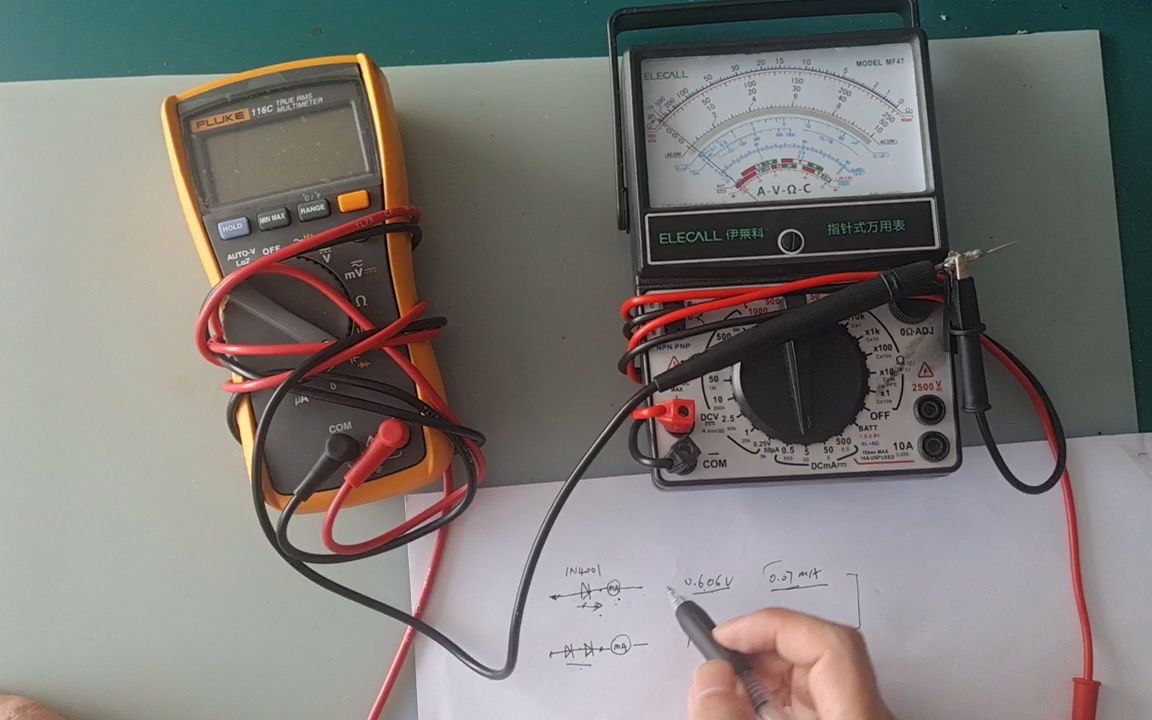数字万用表测二极管压降原理分析哔哩哔哩bilibili