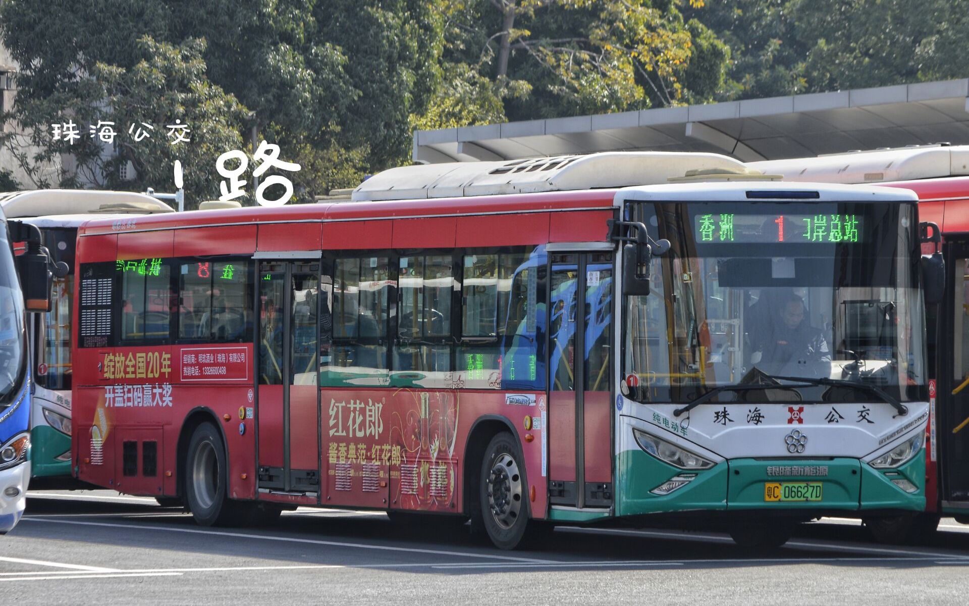 74 珠海公交 1路 青茂口岸总站-香洲总站 全程第一视角