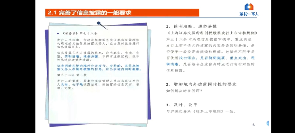 [图]【董秘】董事会秘书培训《证券法》及配套规则修订解读