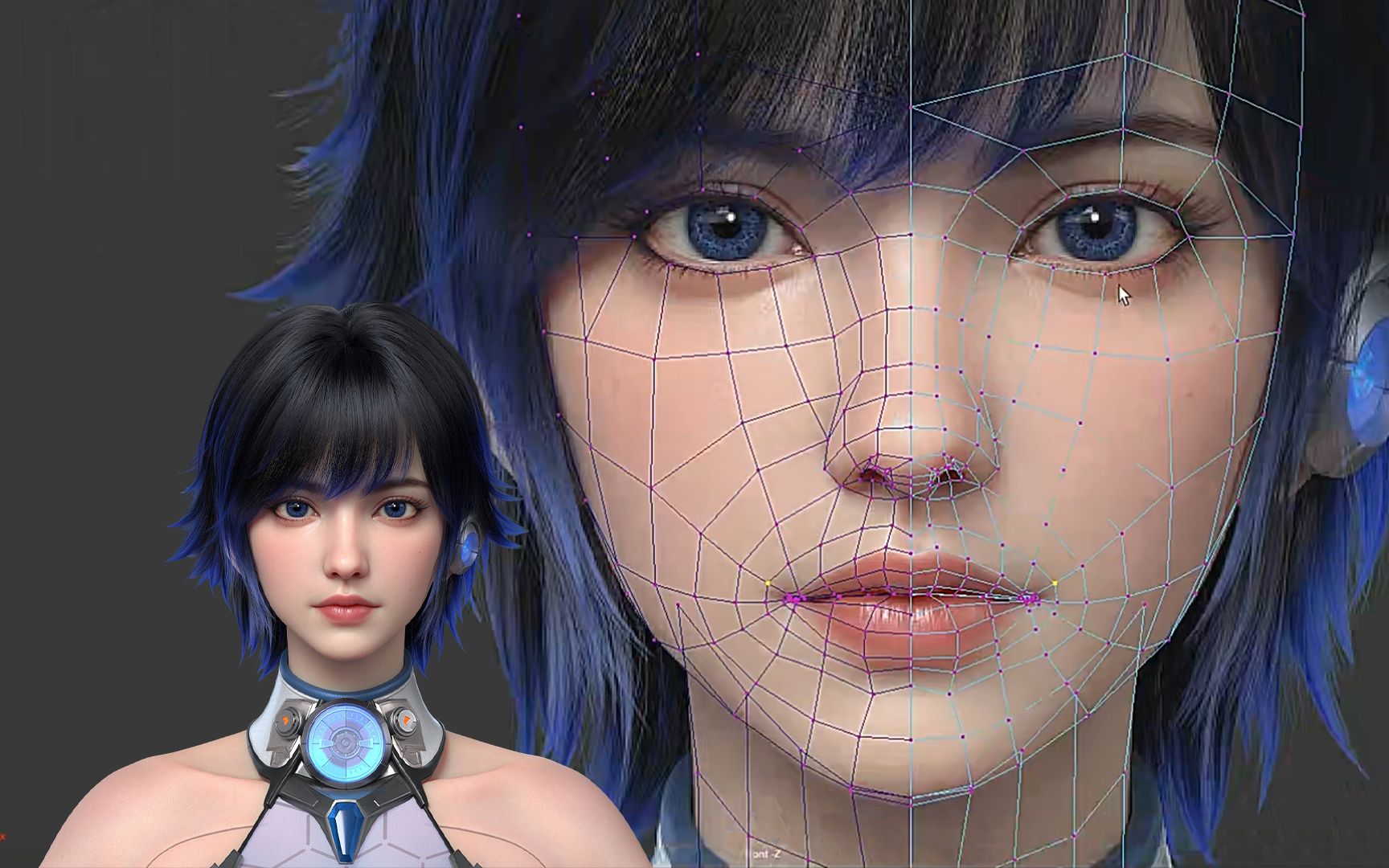 【maya人物建模】从拉box开始制作,逆战人物模型,maya零基础角色布线