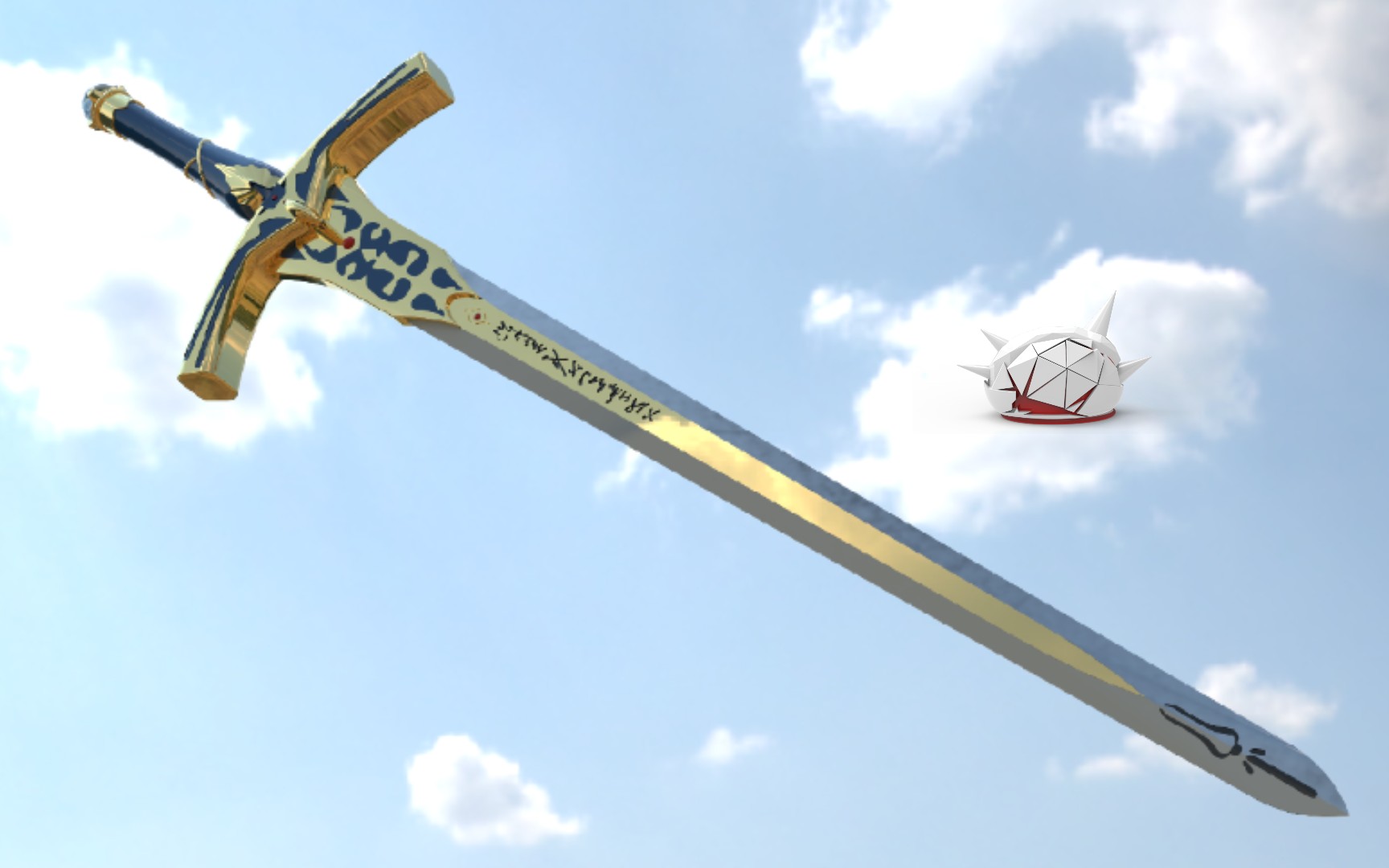 刀剑神域石中剑图片