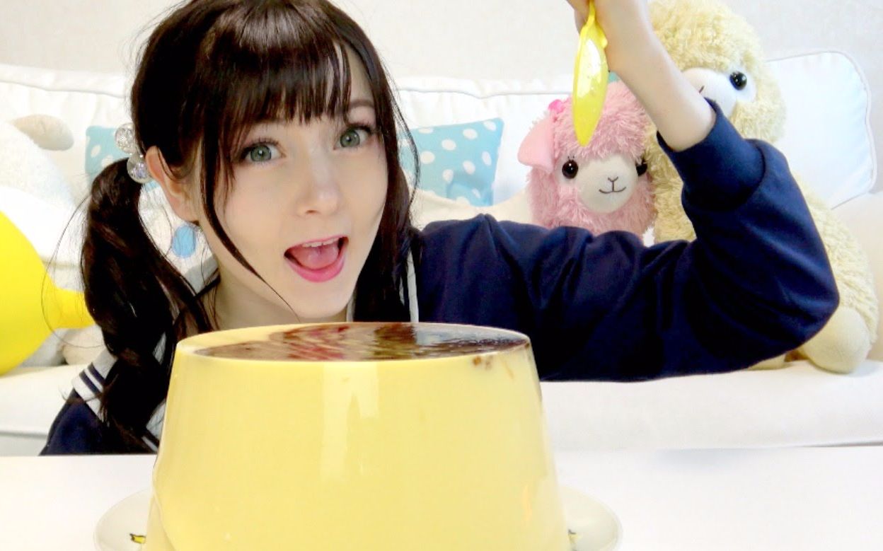 【venus angelic 】挑战吃掉一个3kg超巨型布丁