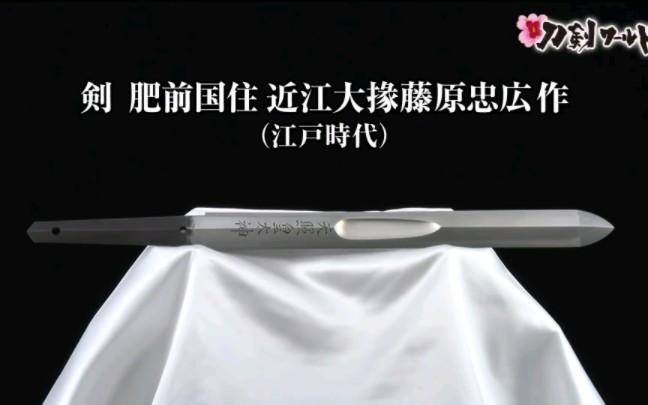 【刀剣ワールド】「剣 肥前国住近江大掾藤原忠広作」保存刀剣|日本刀 YouTube动画哔哩哔哩bilibili