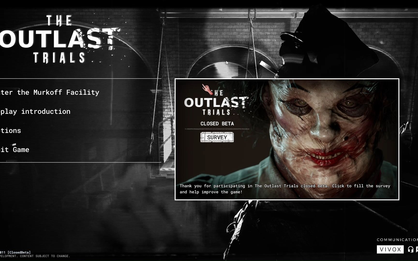 [图]The Outlast Trials 逃生3试炼 内测试玩 单人模式通关流程