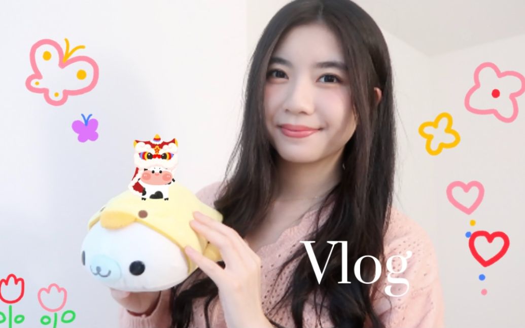 Vlog | 节日的仪式感 | 自制新年贺卡 | DIY锦鲤小摆件 | 新春妆容 | 年夜饭哔哩哔哩bilibili